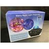 Image 1 : 1 LED Starry Night Star Light Projector/Star Night Light w/ Built-In Speaker & Remote Control - New
