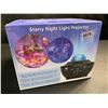Image 1 : 1 LED Starry Night Star Light Projector/Star Night Light w/ Built-In Speaker & Remote Control - New