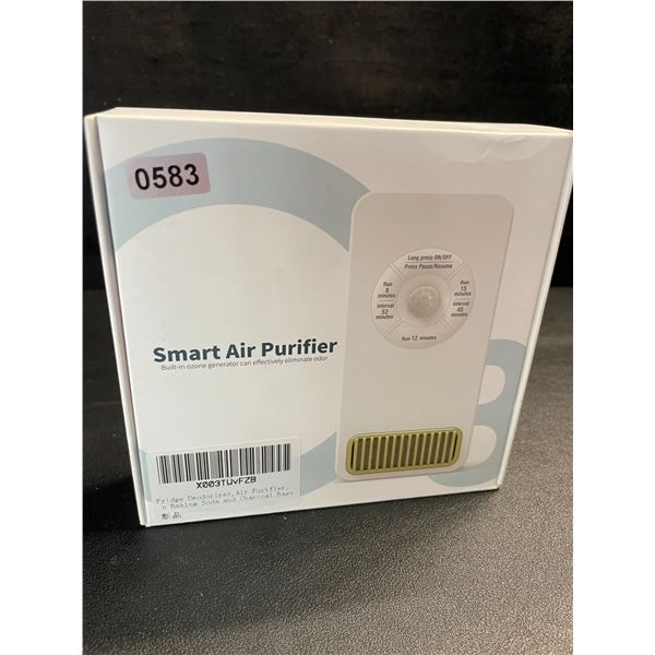 1 Smart Air Purifier/Fridge Deodorizer - Rechargeable Design - Brand New