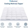 Image 4 : 1 Bedluxury Extra Thick Queen Size Mattress Topper (60" x 80") - Deep Pocket - White - New in Box