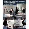 Image 4 : 1 Overhead 10" Ring Light Lamp w/ Stand and Phone Holder; Adjustable 70" Height/360-Deg Lighting NEW