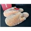 Image 2 : 1 Pair of Everfoams Women's Alpine Shearling Slippers - Peach - Size 11-12 - New in Box