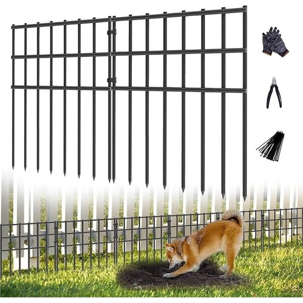 25-Pack Animal Barrier Fencing - (17" (H) x 27 FT (L) Assembled) - No Dig Garden Fencing - New!