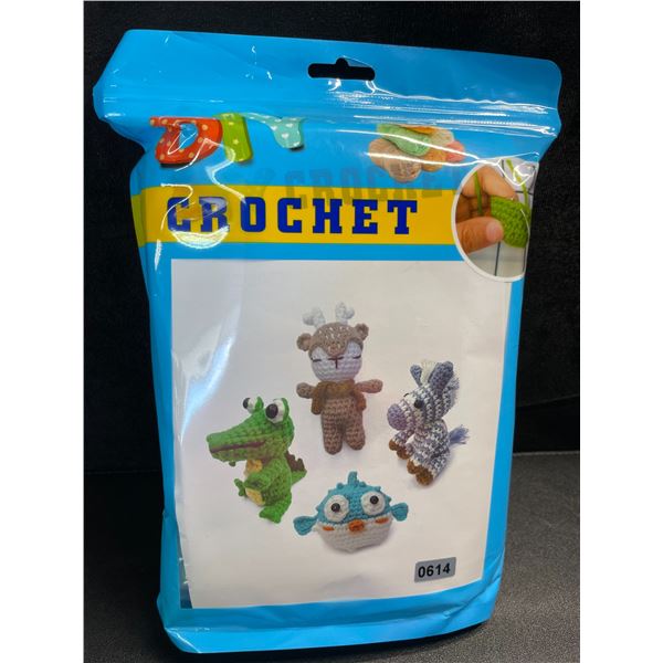 1 DIY Crochet Kit; 4PC Beginner DIY Crochet/Amigurumi Crochet Kit - Brand New