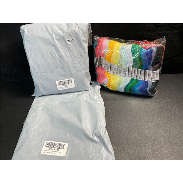 2 Multi-Packs of Embroidery Floss/Embroidery Thread - 100+ Various Colours - Brand New