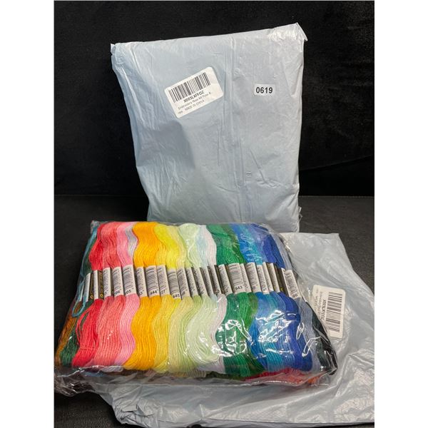 2 Multi-Packs of Embroidery Floss/Embroidery Thread - 100+ Various Colours - Brand New