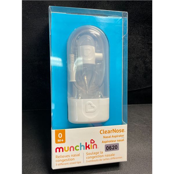1 Munchkin ClearNose Nasal Aspirator - Relieves Baby Nasal Congestion - New