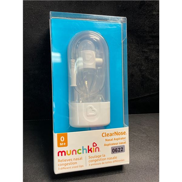 1 Munchkin ClearNose Nasal Aspirator - Relieves Baby Nasal Congestion - New