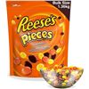 Image 1 : 1 Reese's Pieces Peanut Butter Bulk Candy Bag - Large 1.36KG Bag - New (BB: MAY/2025)