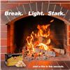 Image 7 : 1 Box of Stanbroil Firelighters - Natural Charcoal Fire Starters/Fast Lighting - 108 PCS - New