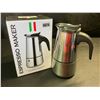 Image 1 : 1 Stainless Steel 2-Cup Espresso Maker - New in Box