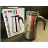 Image 1 : 1 Stainless Steel 2-Cup Espresso Maker - New in Box