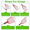 Image 7 : 1 Fruit Picker Tool w/ Adjustable Pole - 157" Long Extendable Length - New in Box