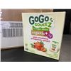 Image 3 : 1 Case of GoGo Squeez Organic+ Fruit Pouches - Apple Strawberry Pomegrante Spinach - 48 Pouches