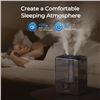 Image 6 : 1 Chivalz 6L Cool Mist Humidifier for Home - Top Fill Design; Quiet Operation; 50H Runtime - New!