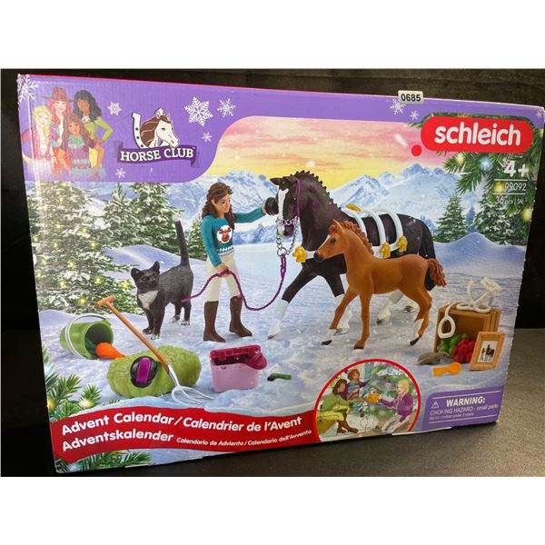 1 Schleich Horse Club Advent Calendar for Girls - New