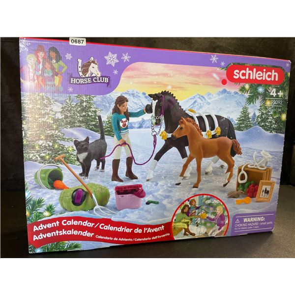 1 Schleich Horse Club Advent Calendar for Girls - New