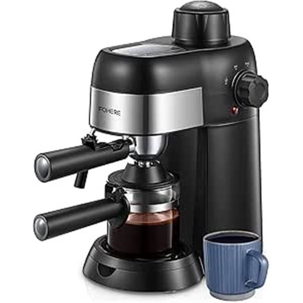 1 Fohere Steam Espresso Machine/Cappuccino Maker with Milk Frother - Model: CM6901 - New Sealed