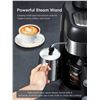 Image 6 : 1 Fohere Steam Espresso Machine/Cappuccino Maker with Milk Frother - Model: CM6901 - New Sealed