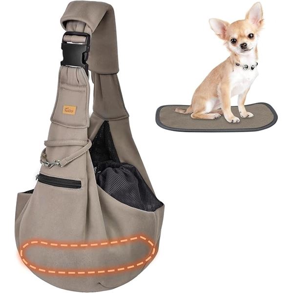 1 Cuby Adjustable Dog/Cat Pet Shoulder Carrier Sling Bag for Travel - Brand New