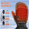 Image 5 : 1 Pair of Daxiga Heated Mittens w/ 5000mAh Rechargeable Battery Pack - Size L - Waterproof; New