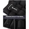 Image 5 : 1 Box of Feecco Adjustable Ankle Weights - 5LBs x 2 Weights - Black - New in Box