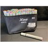 Image 1 : 1 Pack of XSG Dual-Tip Alcohol Artist Markers/Sketch Markers for Adults - 80 Colours - New
