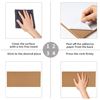 Image 5 : 6-Pack of Self-Adhesive Cork Board Tiles for Walls - 12" x 12" Size - Great for Home/Office - New