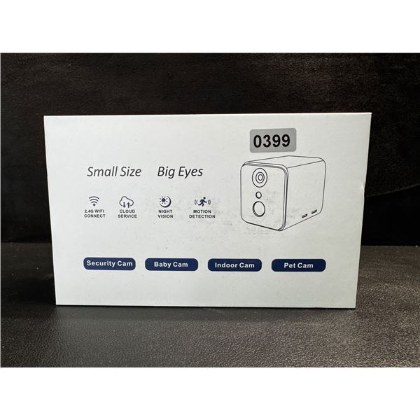 1 Mini Indoor Wifi Security Camera - New