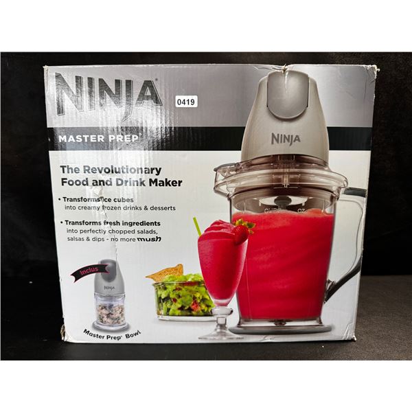 1 Ninja Master Prep Food and Drink Maker - New Damage Box