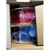 Image 2 : 1 2-Pack Box of 3D Printer PLA Filament - Red and Blue - New