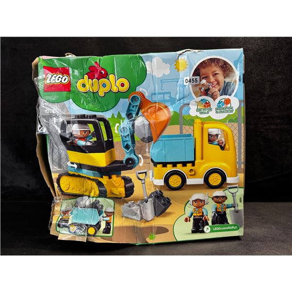 1 Lego Diplo 20PCS Truck and Tracked Excavator Toy Set - New Damaged Box