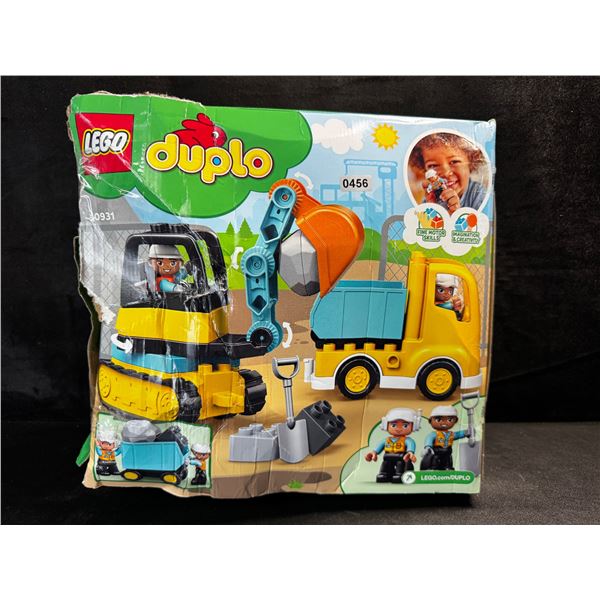 1 Lego Diplo 20PCS Truck and Tracked Excavator Toy Set - New Damaged Box