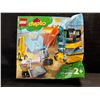 Image 2 : 1 Lego Diplo 20PCS Truck and Tracked Excavator Toy Set - New Damaged Box