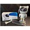 Image 2 : 1 Astronaut Star Projector Lamp with Remote - New