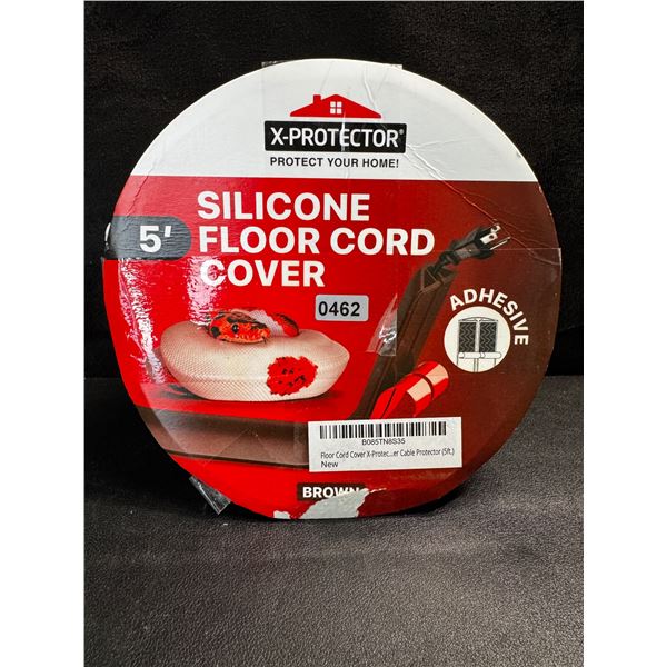 1 X-Protector Silicone Floor Cord Cover 5 Foot Length - New