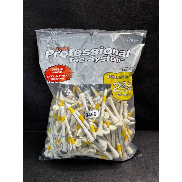 1 Bag of 175pcs Pride Professional 2 3/4inch 69mm Golf Tees - New