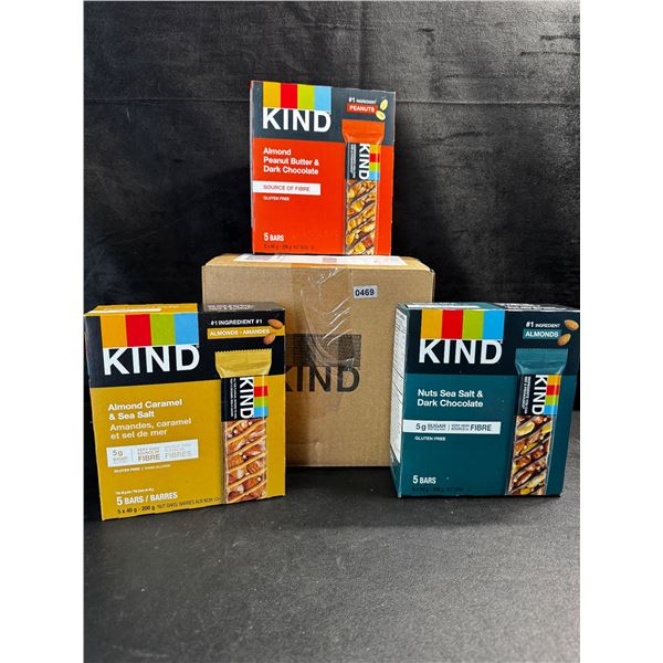 1 Box of 3 Kind Assorted Flavour Protein and Fibre Bars - New