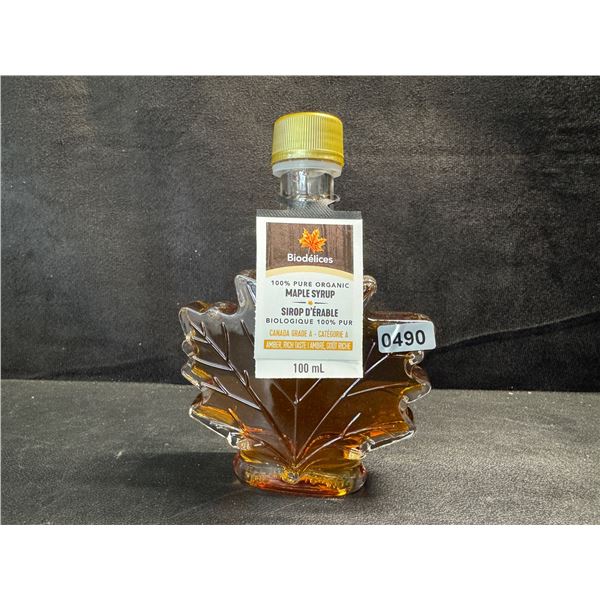1 Bottle of Biodelices 100% Pure Organic Maple Syrup - New
