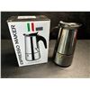 Image 1 : 1 2Cup Stainless Steel Espresso Maker - New