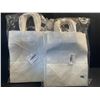 Image 3 : 2 Packs of Paper Gift Bags with Handles - 25 Bags Per Pack/50 Total (10.5" x 8" Size) - Brand New