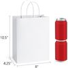 Image 2 : 3 Packs of Paper Gift Bags with Handles - 25 Bags Per Pack/75 Total (10.5" x 8" Size) - Brand New