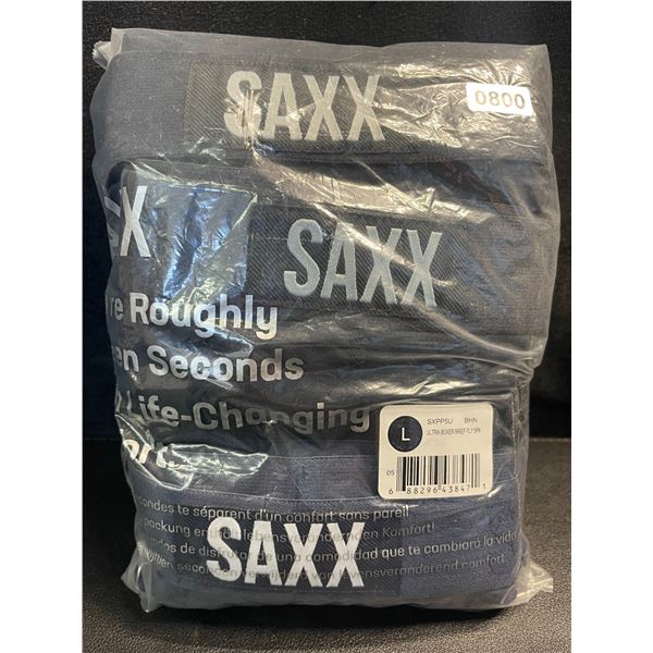 3 Pairs of SAXX Ultra Boxer Briefs for Men - Size L - New