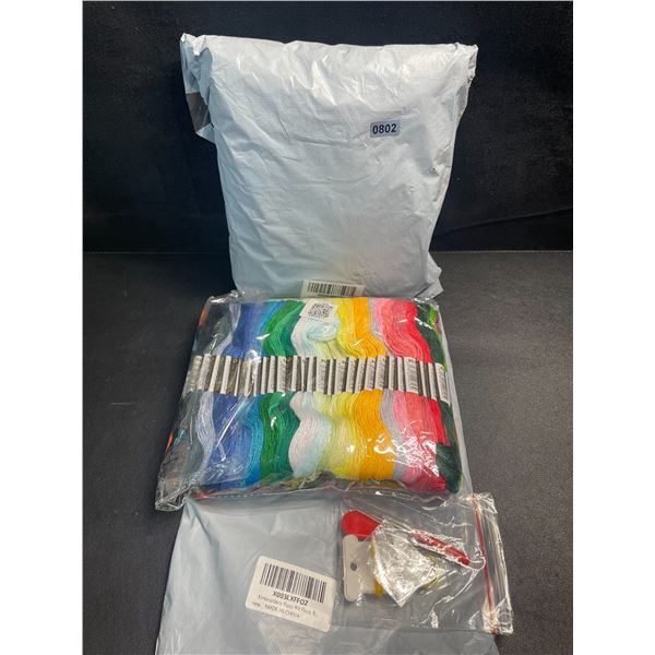 2 Multi-Packs of Embroidery Floss/Embroidery Thread - 100+ Various Colours - Brand New