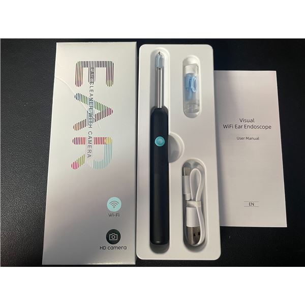 1 Ear Cleaning Camera/Wireless Otoscope Ear Wax Remover Tool wtih App Connection - New