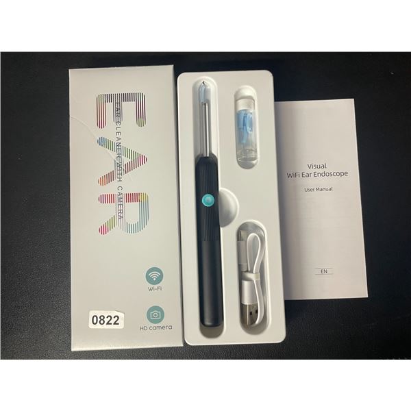 1 Ear Cleaning Camera/Wireless Otoscope Ear Wax Remover Tool wtih App Connection - New