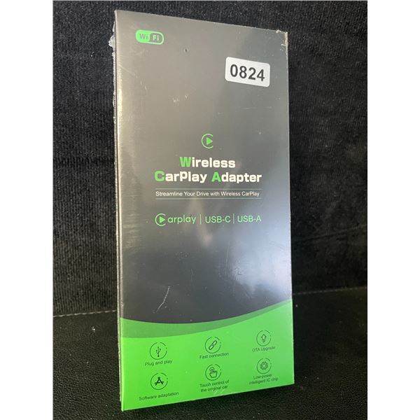1 Wireless CarPlay Adapter - Plug & Play Design; Converts Wired to Wireless CarPlay - New Sealed