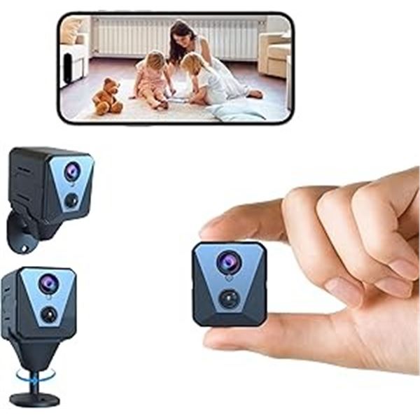 1 Hidden Spy Camera/Nanny Cam - 2K Wifi Mini Security Camera - Brand New