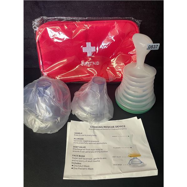 1 Emergency Choking Rescue Device First Aid Kit - New