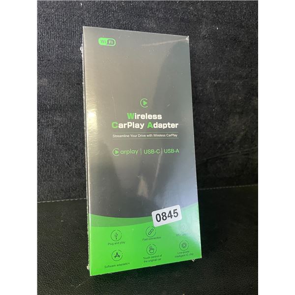1 Wireless CarPlay Adapter - Plug & Play Design; Converts Wired to Wireless CarPlay - New Sealed
